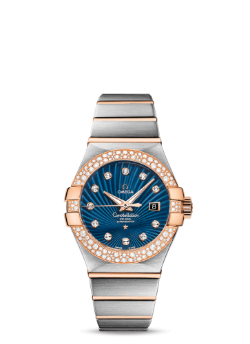 Omega Constellation Co-Axial 31 Stainless Steel / Red Gold / Snow / Blue Supernova